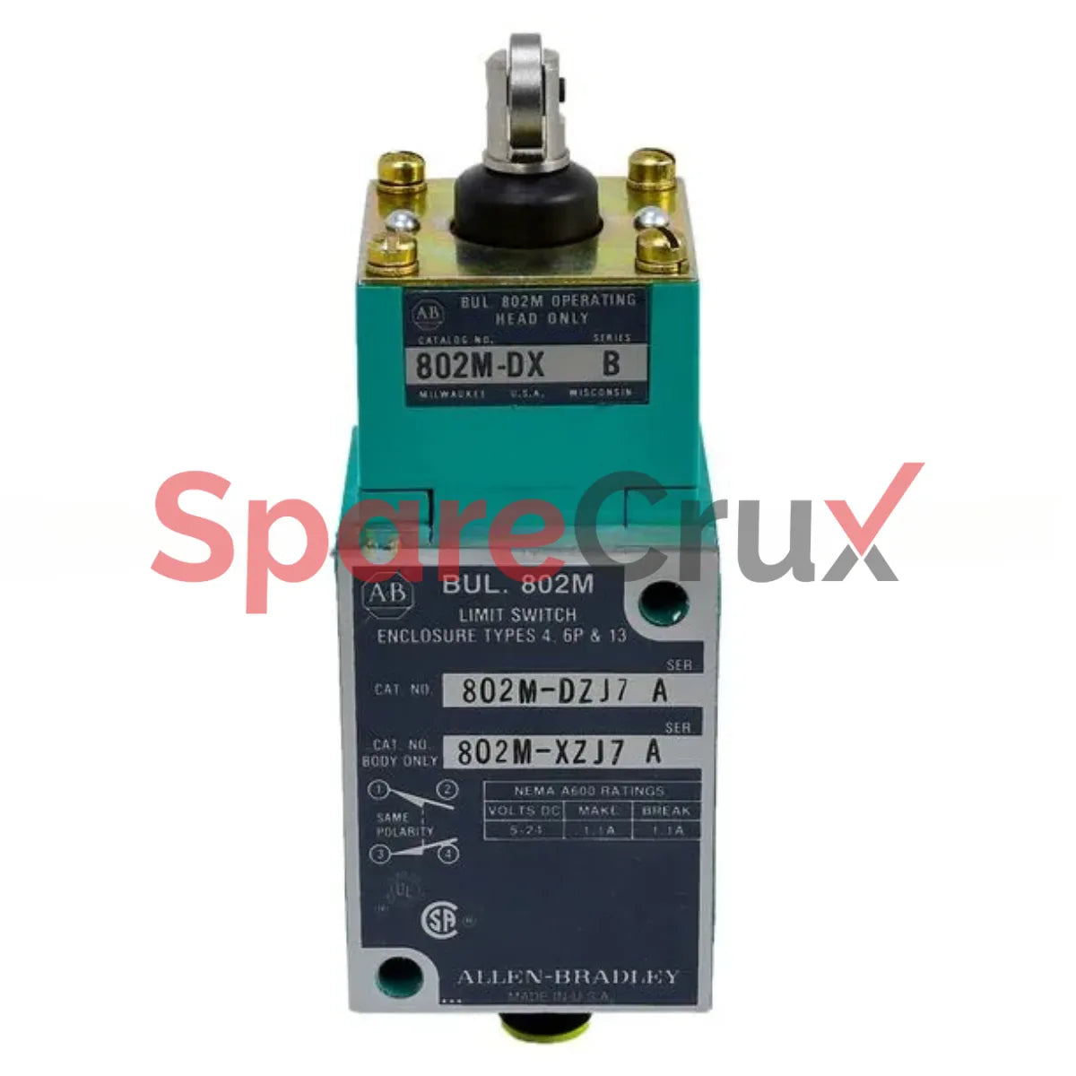 802M-DZJ7 | ALLEN BRADLEY | Factory Sealed Limit Switch