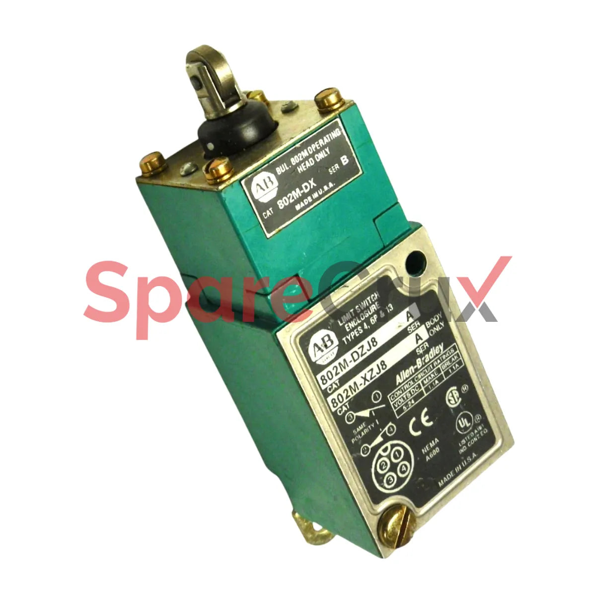 802M-DZJ8 | ALLEN BRADLEY | Factory Sealed Limit Switch