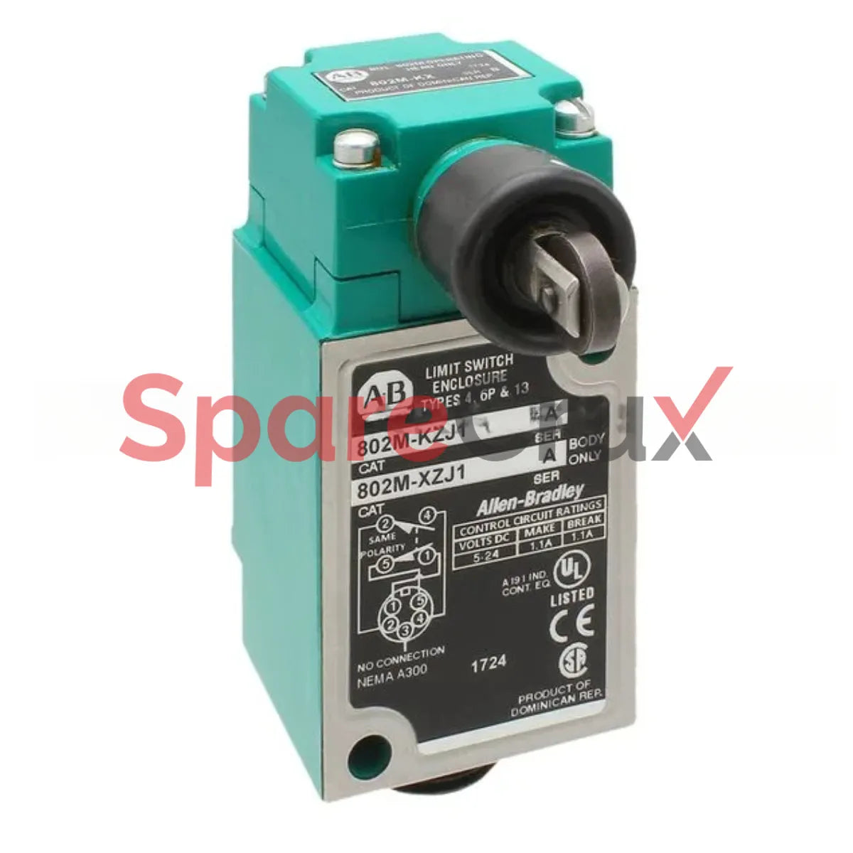 802M-KZJ1 | ALLEN BRADLEY | Factory Sealed Limit Switch