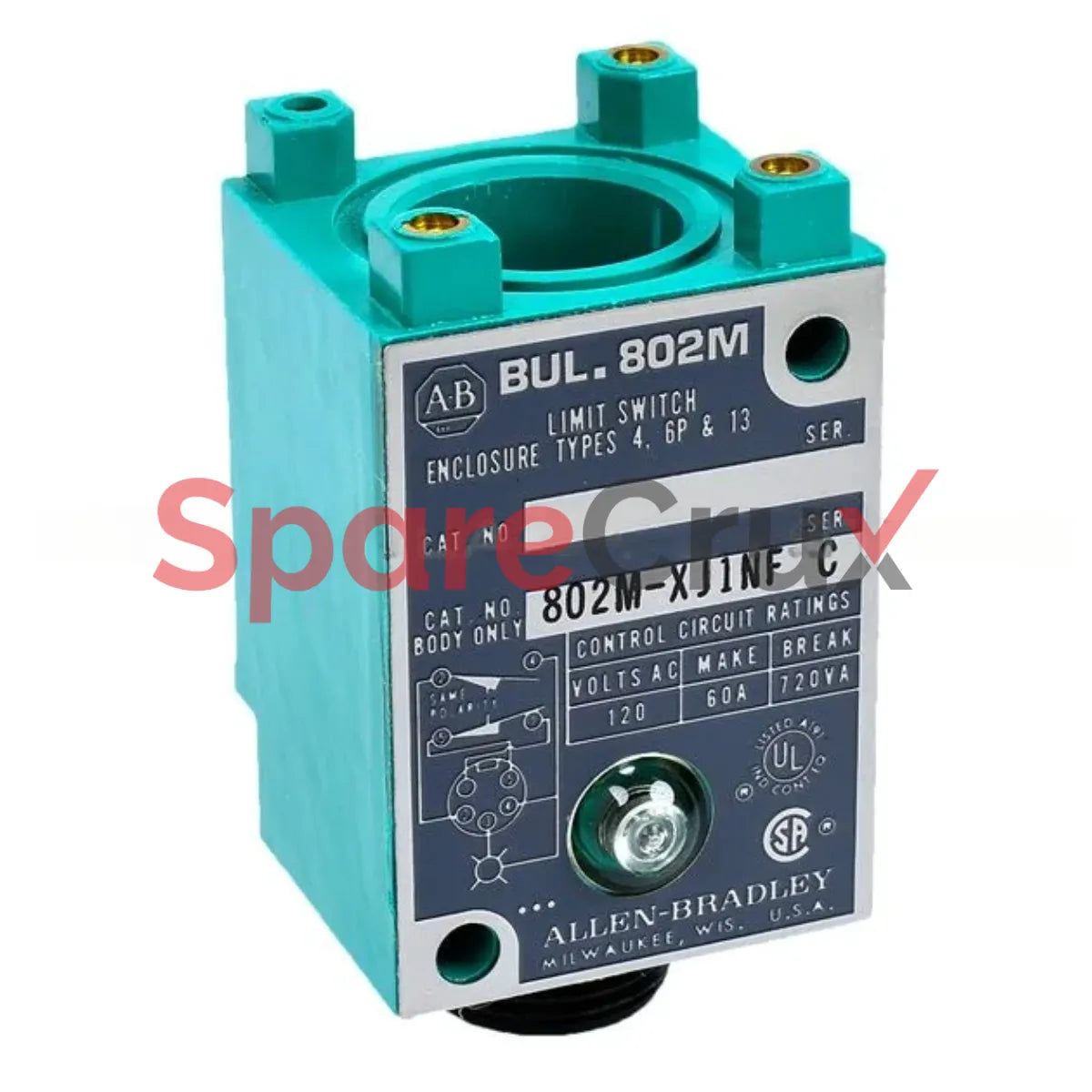 802M-XJ1NF | ALLEN BRADLEY | Factory Sealed Limit Switch