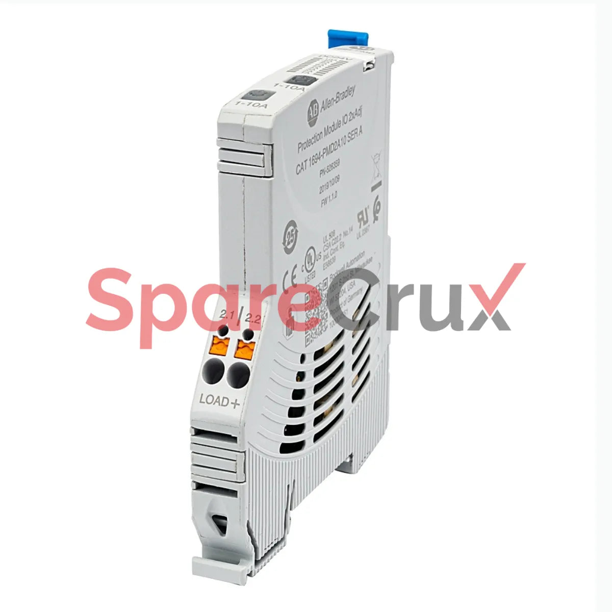 1694-PMD2A10 | ALLEN BRADLEY | Protection Module, 2 Channels, Adjustable Current, 1-10A, 1-10A