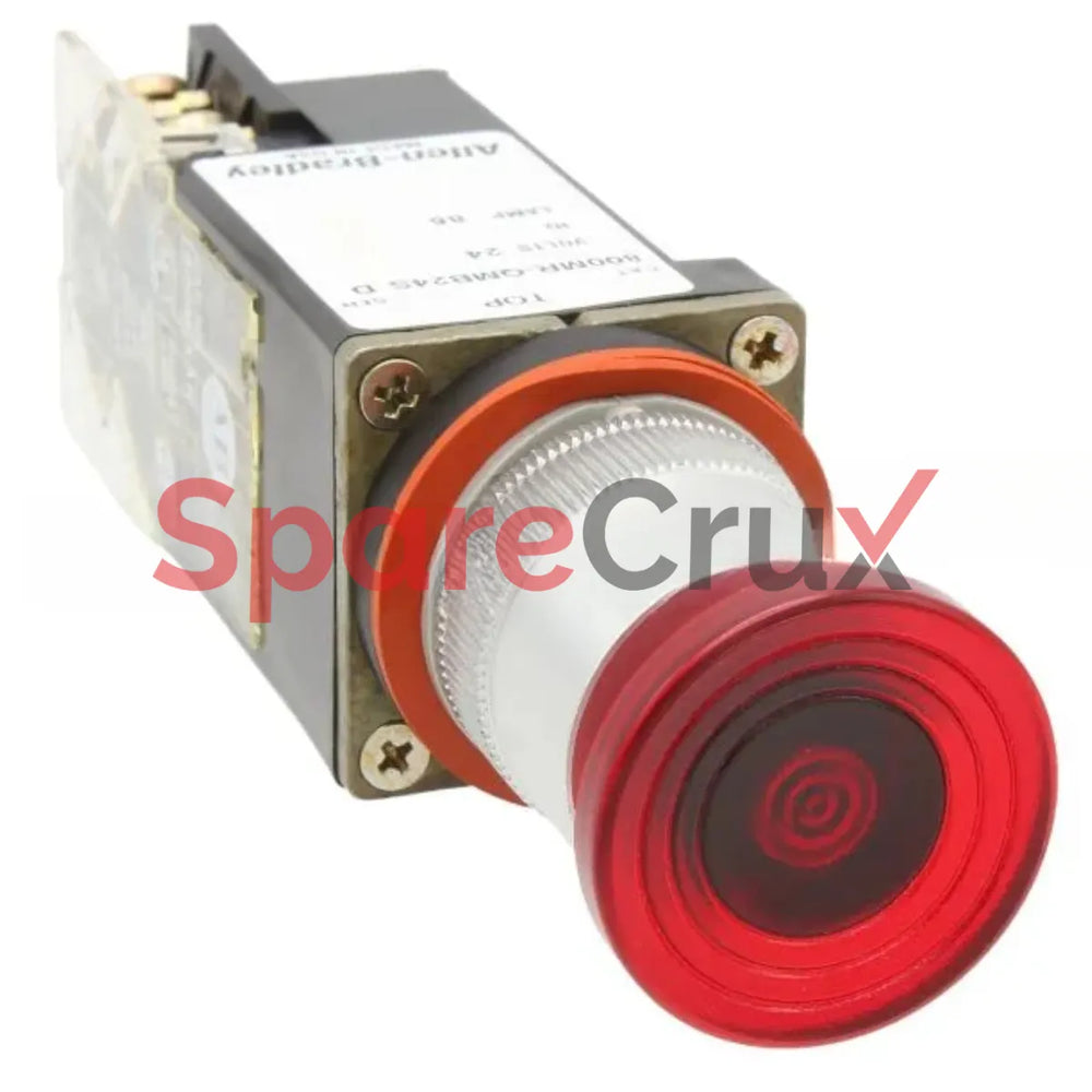 800MR-QMB24RA | ALLEN BRADLEY | Lentille rouge 22,5 mm ronde PB
