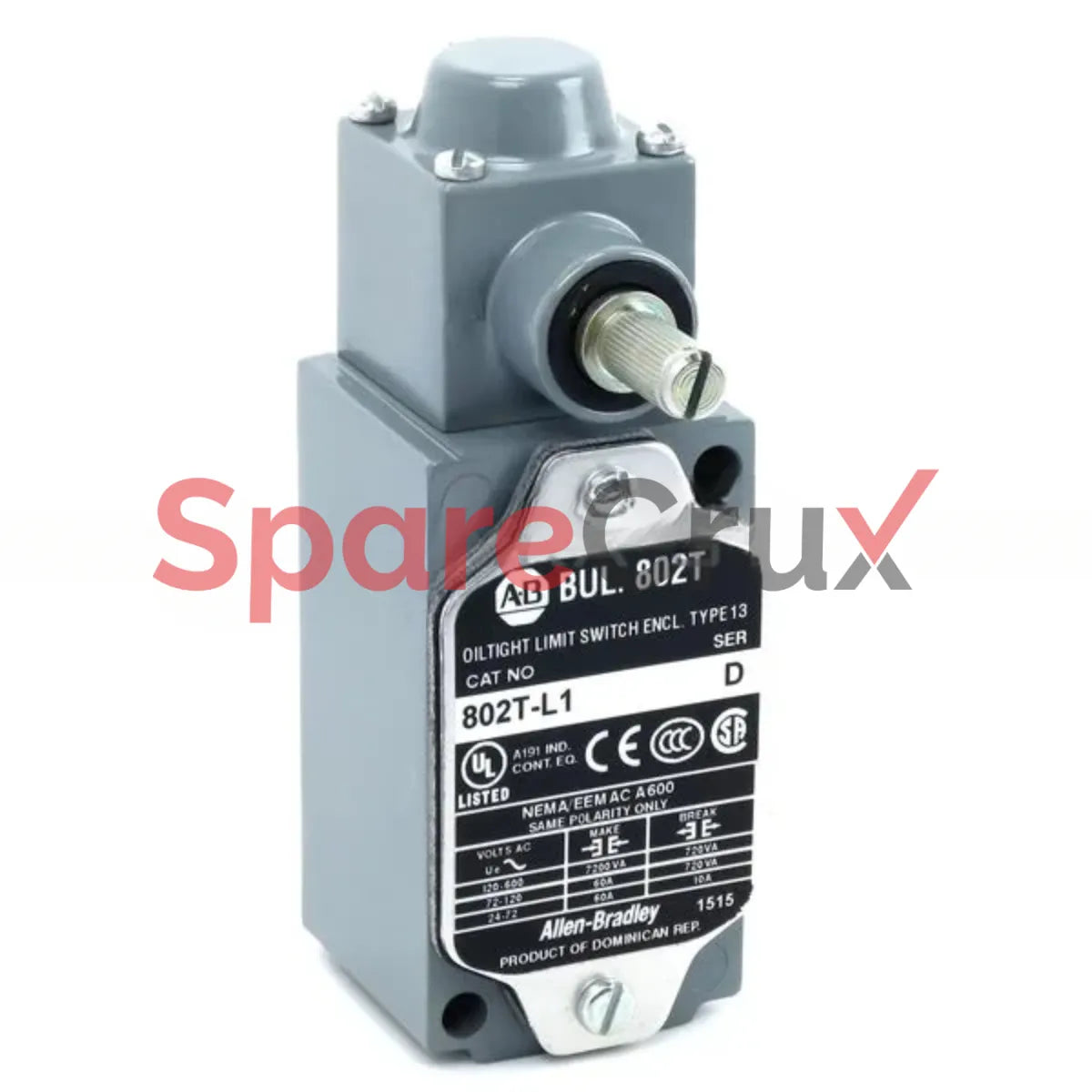 802T-L1 | ALLEN BRADLEY | Interrupteur de fin de course standard