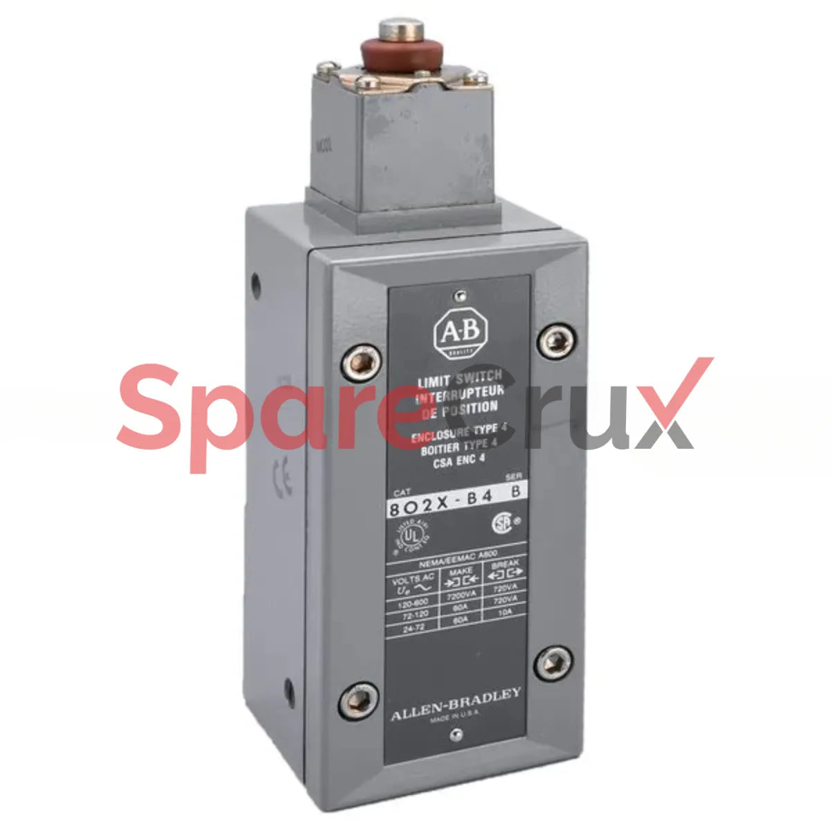 802X-B4 | ALLEN BRADLEY | Watertight Limit Switch