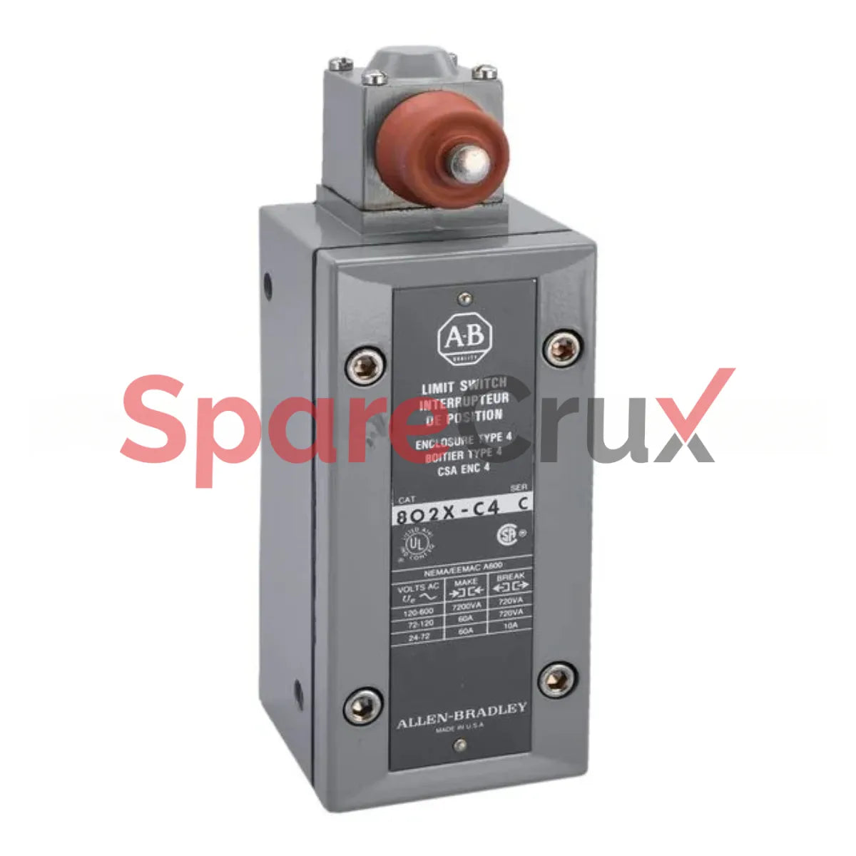 802X-C4 | ALLEN BRADLEY | Watertight Limit Switch