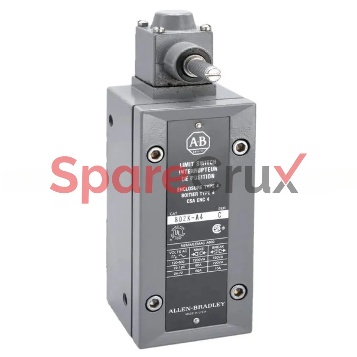 802X-A4 | ALLEN BRADLEY | Watertight Limit Switch
