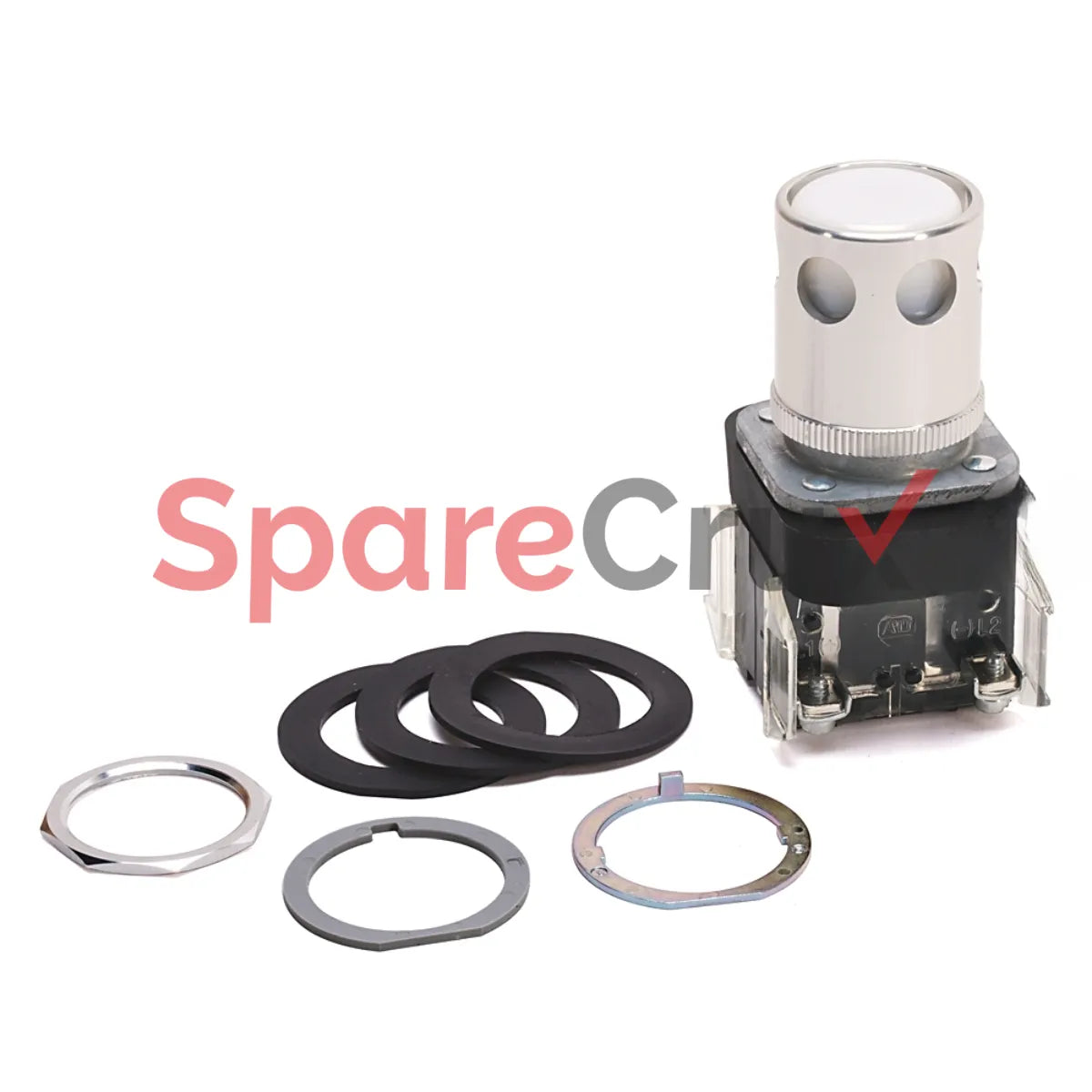 800TC-QAH2W | ALLEN BRADLEY | 30mm Momentary Push Button 800T PB