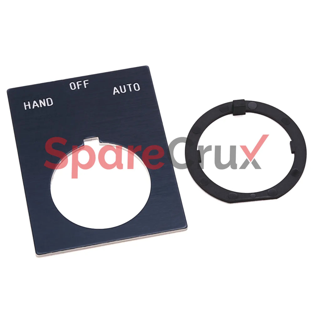 800H-W151 | ALLEN BRADLEY | 30mm 800H HAND-OFF-AUTO Grey Leg. Plate