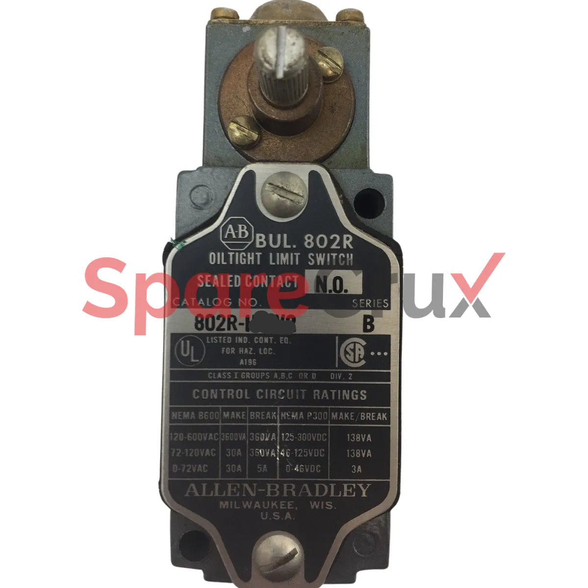 802R-HCW2 | ALLEN BRADLEY | Metal NEMA Sealed Limit Switch
