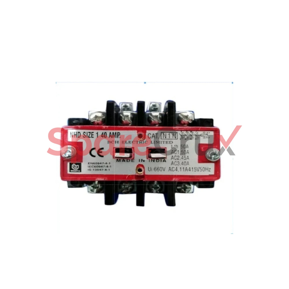 NHD SIZE-1 40 AMP | BCH ELECTRIC | Contactor 4pole 415VAC