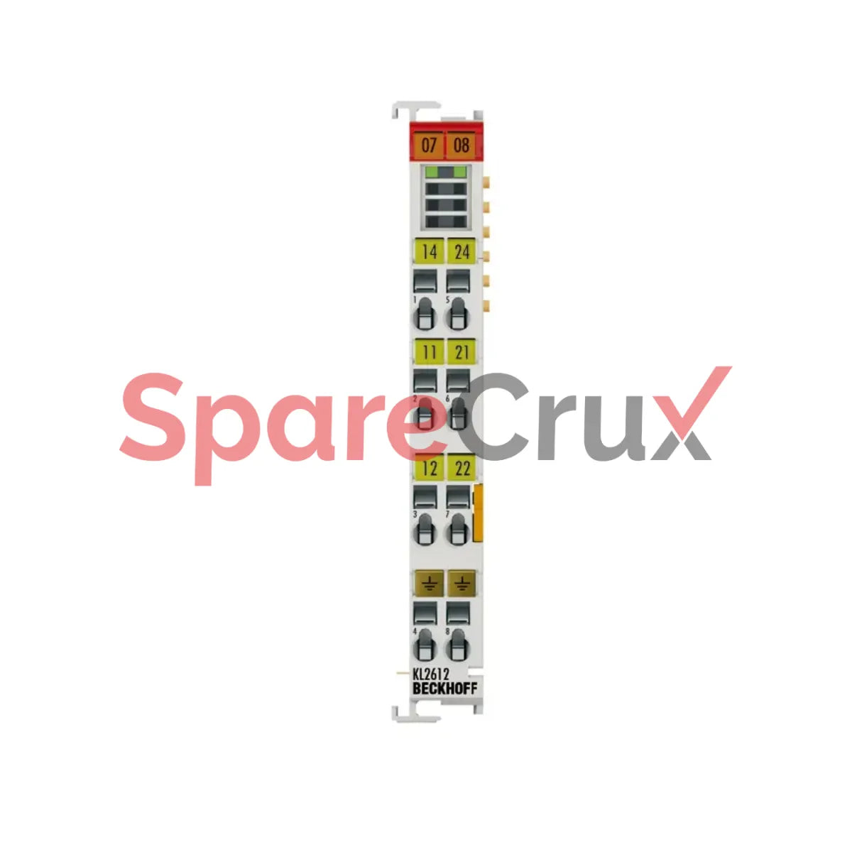 KL2612 | BECKHOFF | Bus Terminal, 2-channel Relay Output, 125 V AC, 30 V DC, 0.5 A AC, 2 A DC