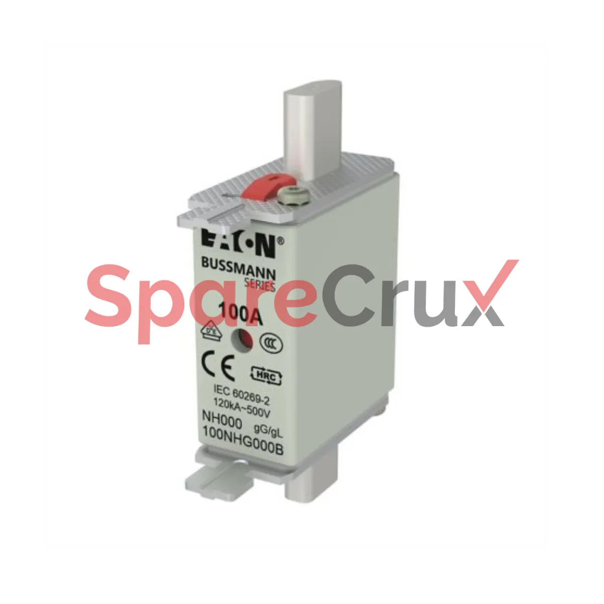 100NHG000B | BUSSMANN | NH FUSE 100A 500V SIZE 000 GG MGL