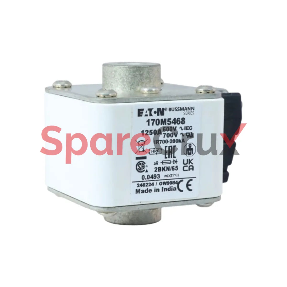 170M5468 | BUSSMANN | FUSE 1250A 600V 2BKN/65 AR UC