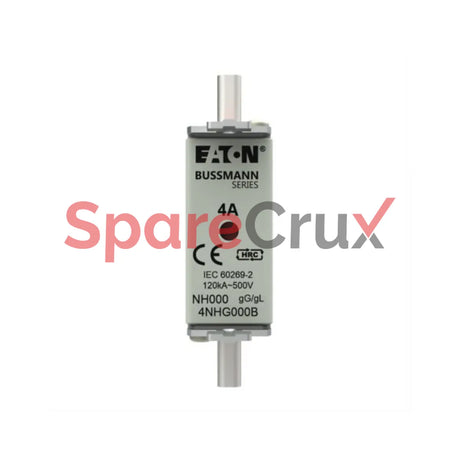 4NHG000B | BUSSMANN | NH FUSE 4A 500V SIZE 000 GG MGL