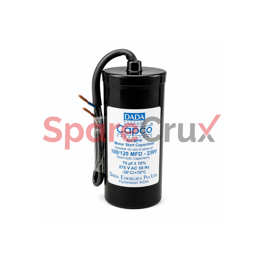100-120 MFD | CAPCO | Motor Start Capacitor