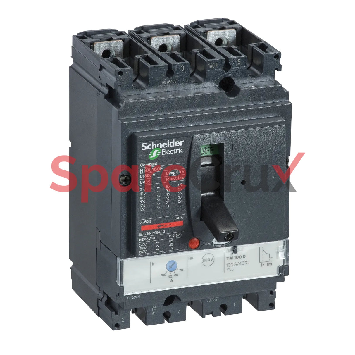 LV430670 | SCHNEIDER ELECTRIC | Circuit Breaker, Compact NSX160H, 70kA At 415VAC