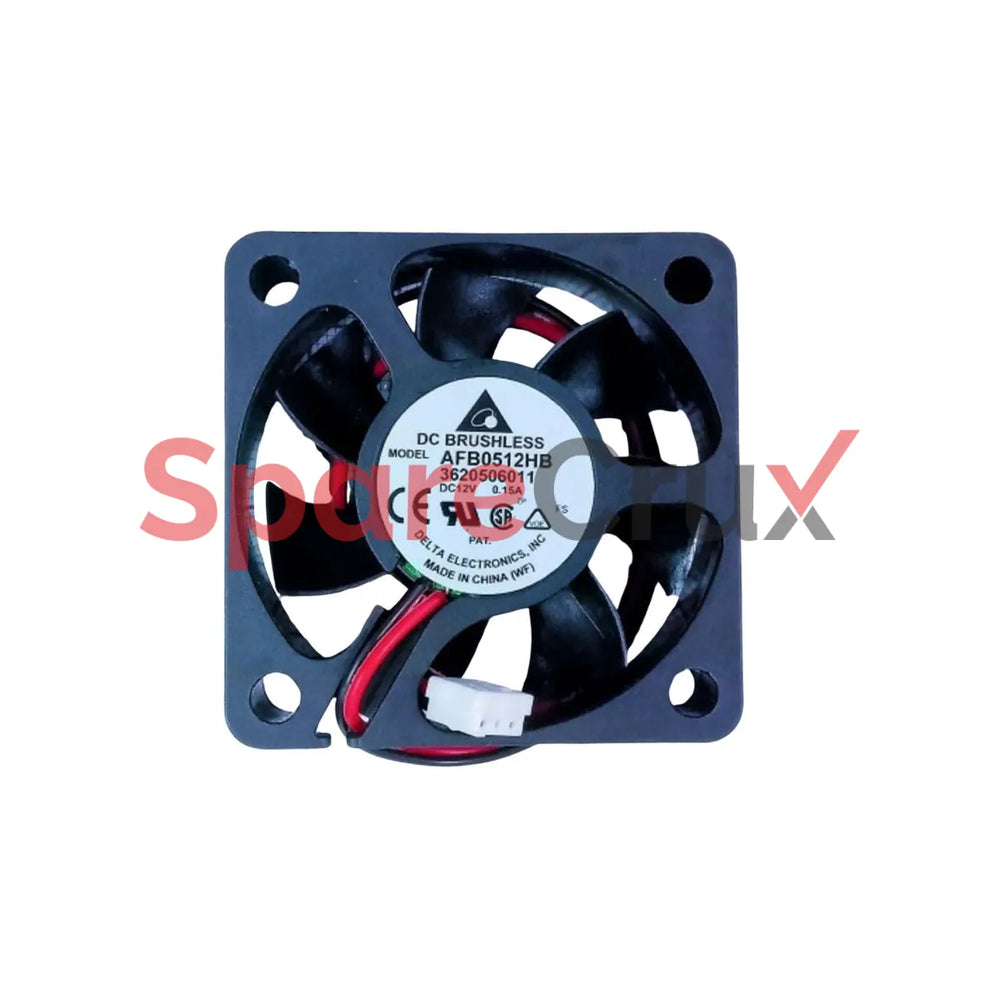AFB0512HB | DELTA ELECTRONICS | DC Fans Tubeaxial Fan, 50x15mm, 12VDC, Ball Bearing, 3-Lead Wires