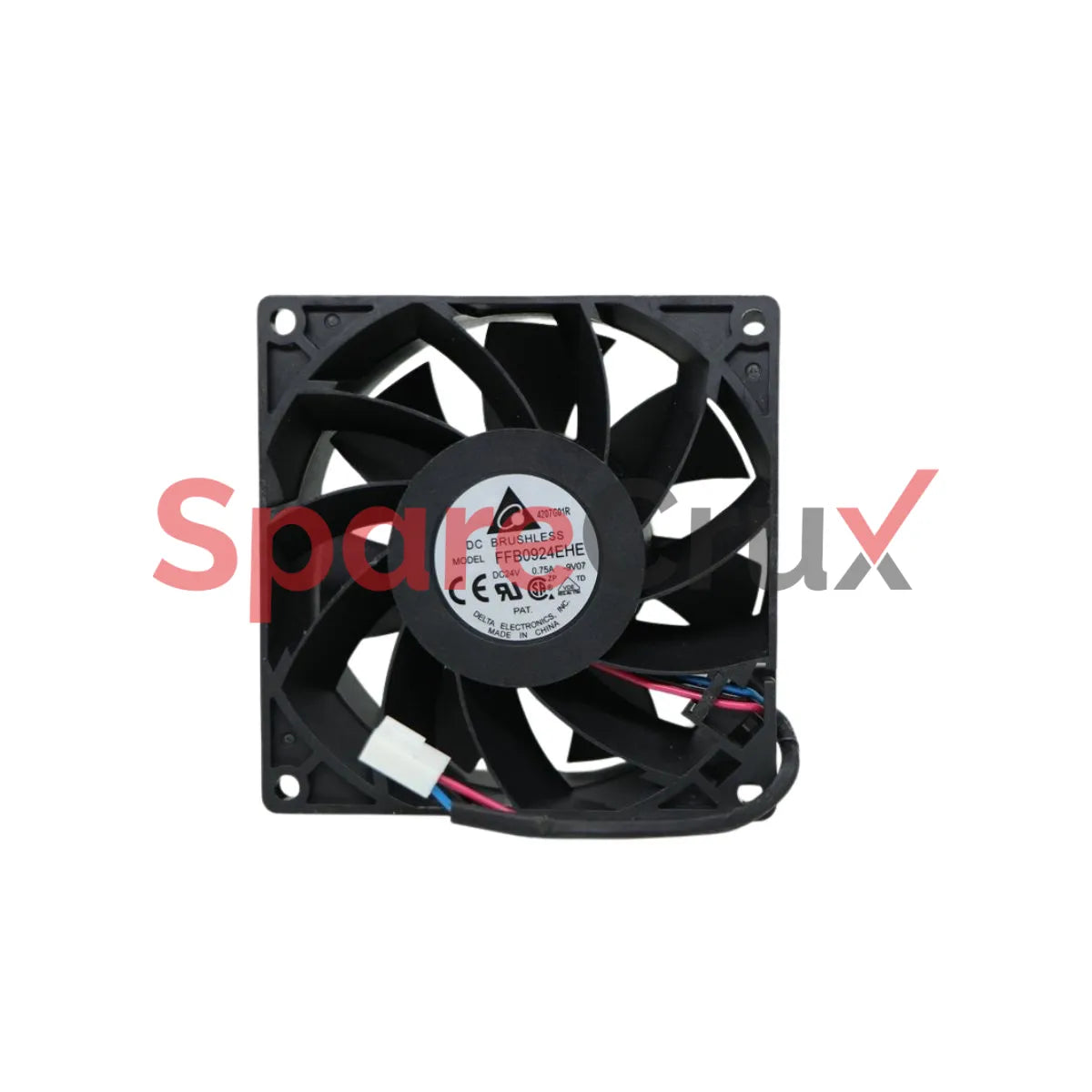 FFB0924HHE | DELTA ELECTRONICS | Tubeaxial Fan - 24VDC - Square 92mm L x 92mm H