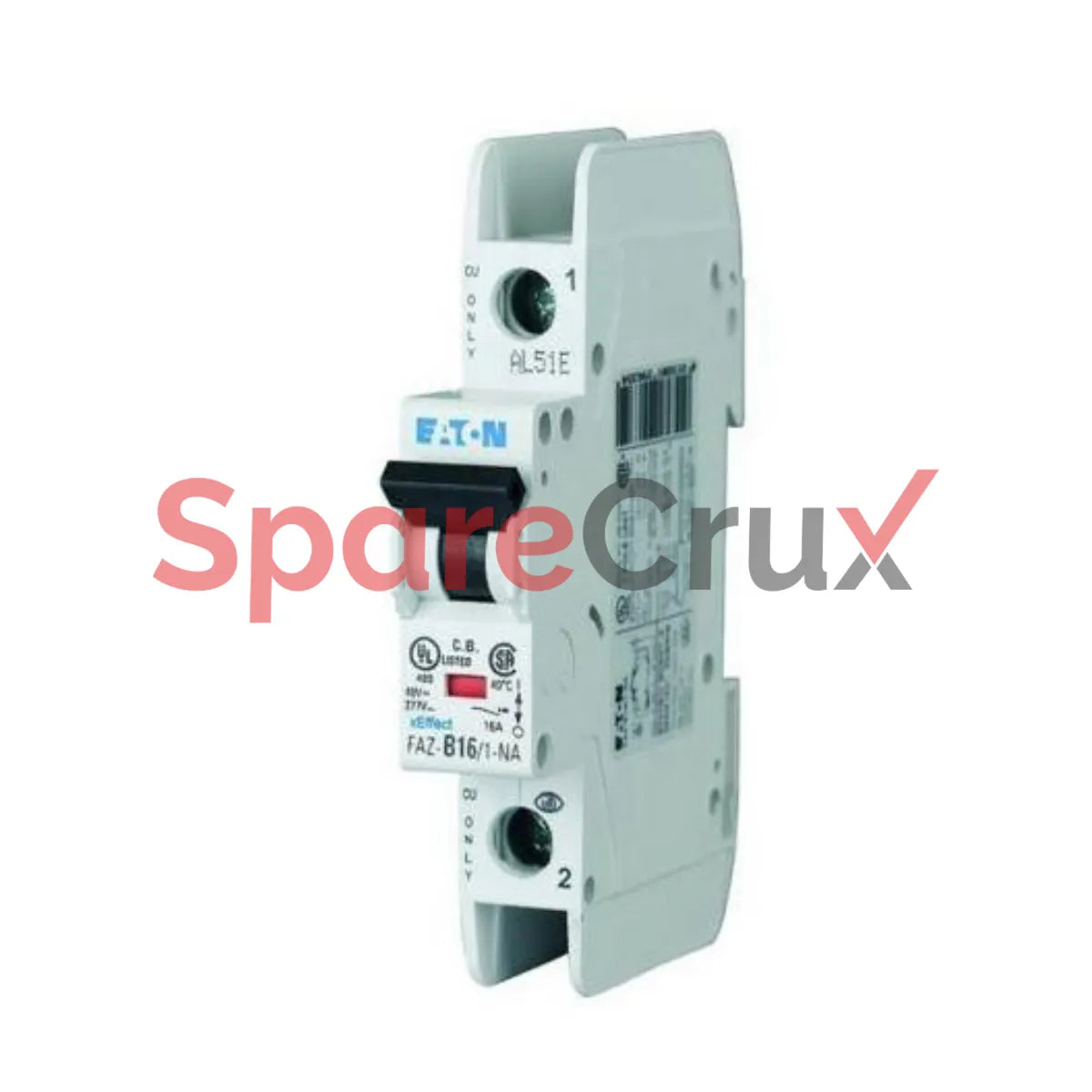 102092 | EATON | FAZ-C25/1-NA Miniature Circuit Breaker (25 A, Single-Pole, C-Curve)