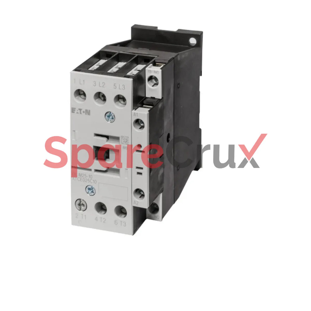 XTCE025C10 | EATON | IEC Magnetic Contactor – 25A, 3-Pole, 1NO, 120V AC Coil