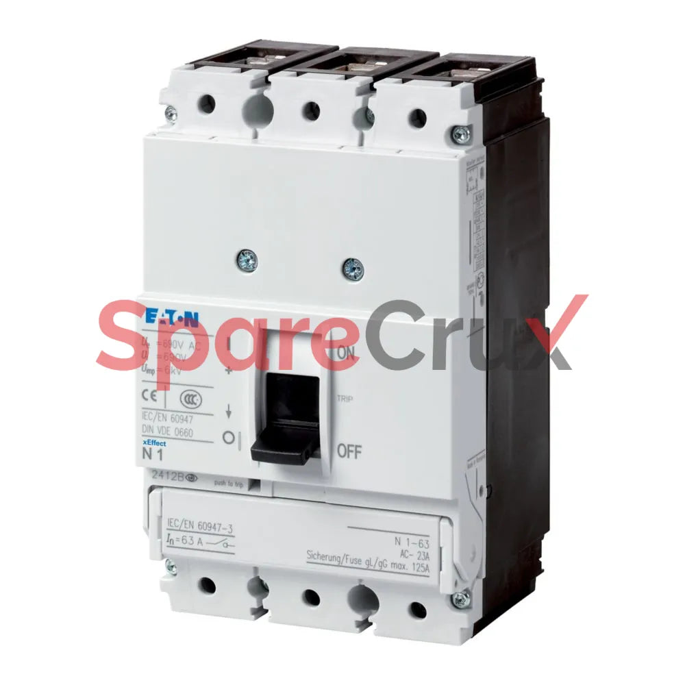 259142 | EATON | Moeller series NZM - Molded Case Circuit Breaker. Switch-disconnector 3p, 125A