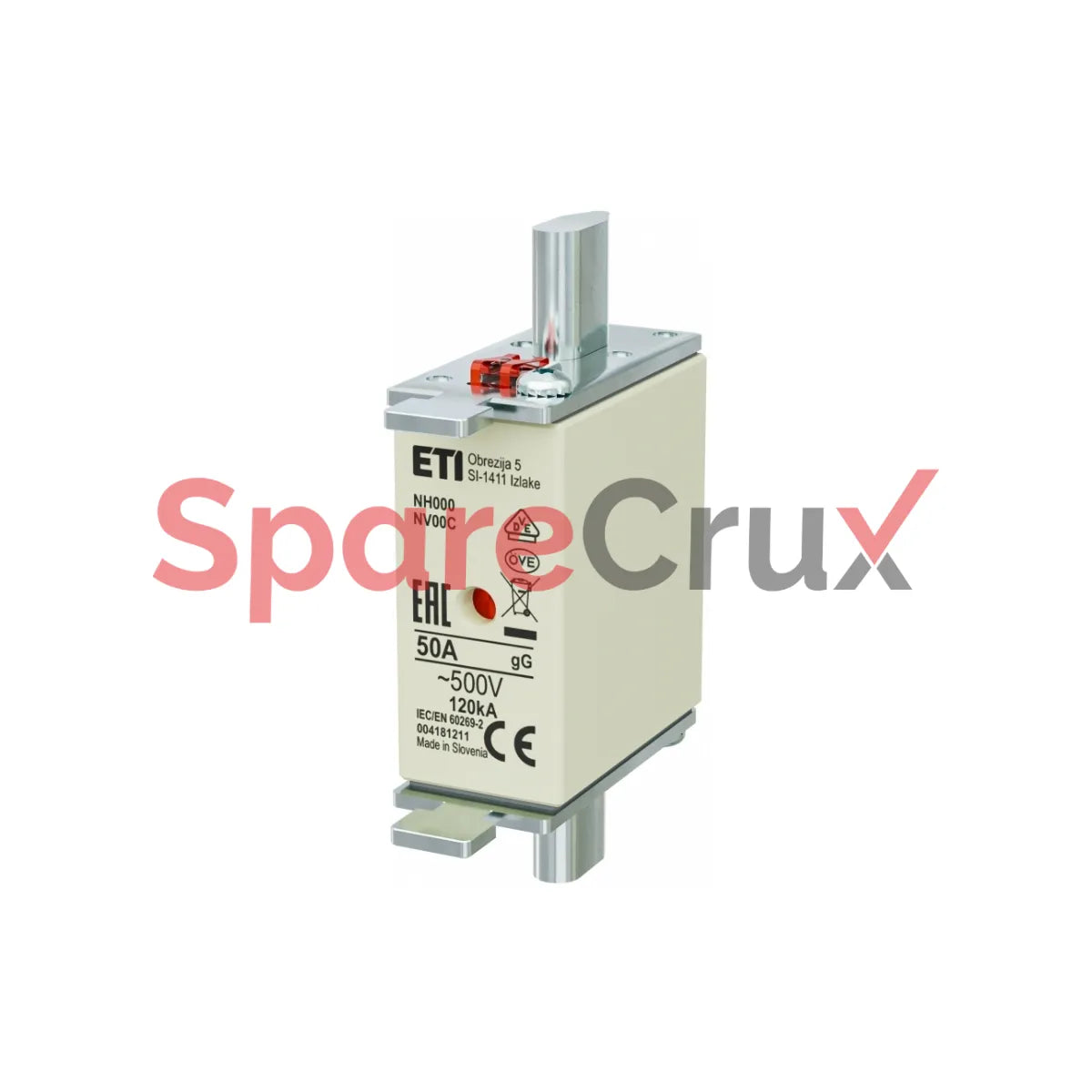 004181211 | ETI GROUP | ETI FUSE | Fuse 50a 500v