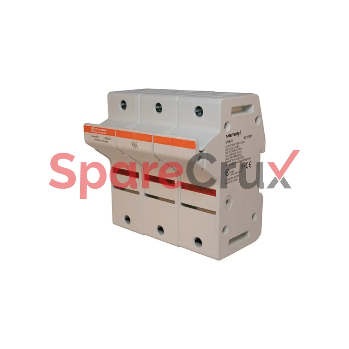 US6J3I | FERRAZ SHAWMUT | ULTRASAFE Fuse Holder 3P 60A AMP 600V-AC