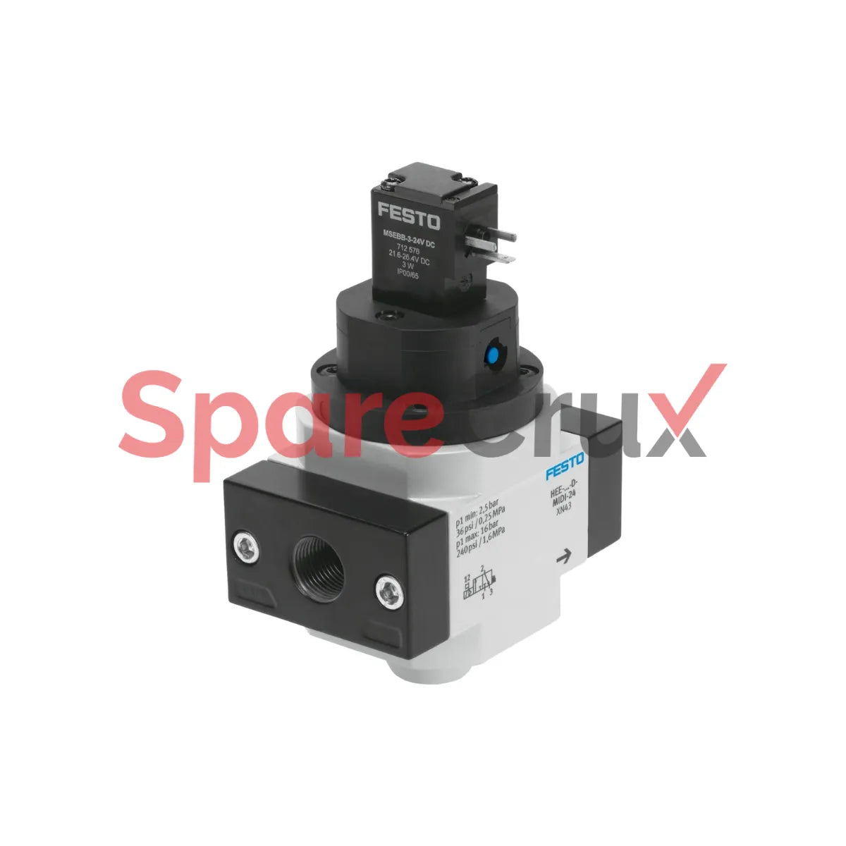 172944 | FESTO | On/off Valve HEE-1/2-D-MIDI-24