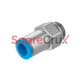 186298 | FESTO | Push-in Fitting, Self-sealing QSK-G1/4-8