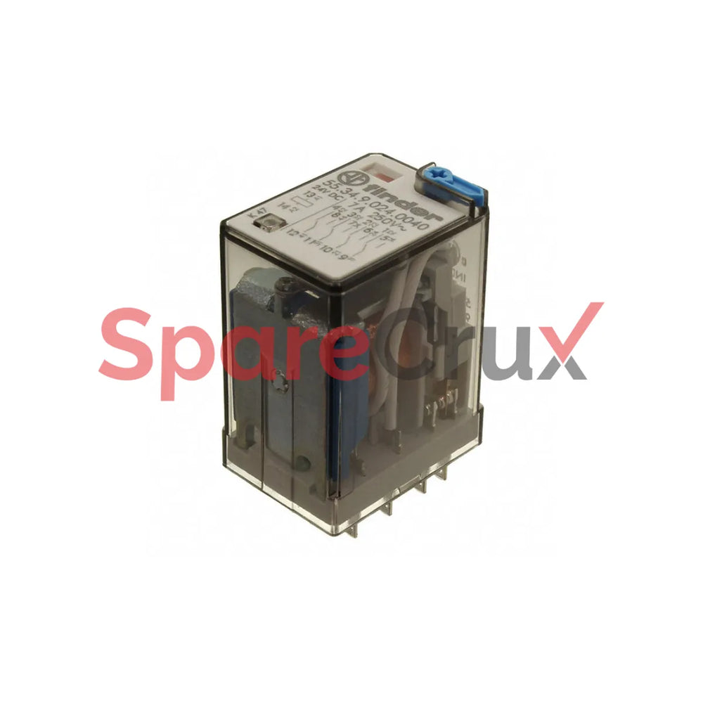 55.34.9.024.0040 | FINDER | Relay Gen Purpose 4PDT 7A 24V