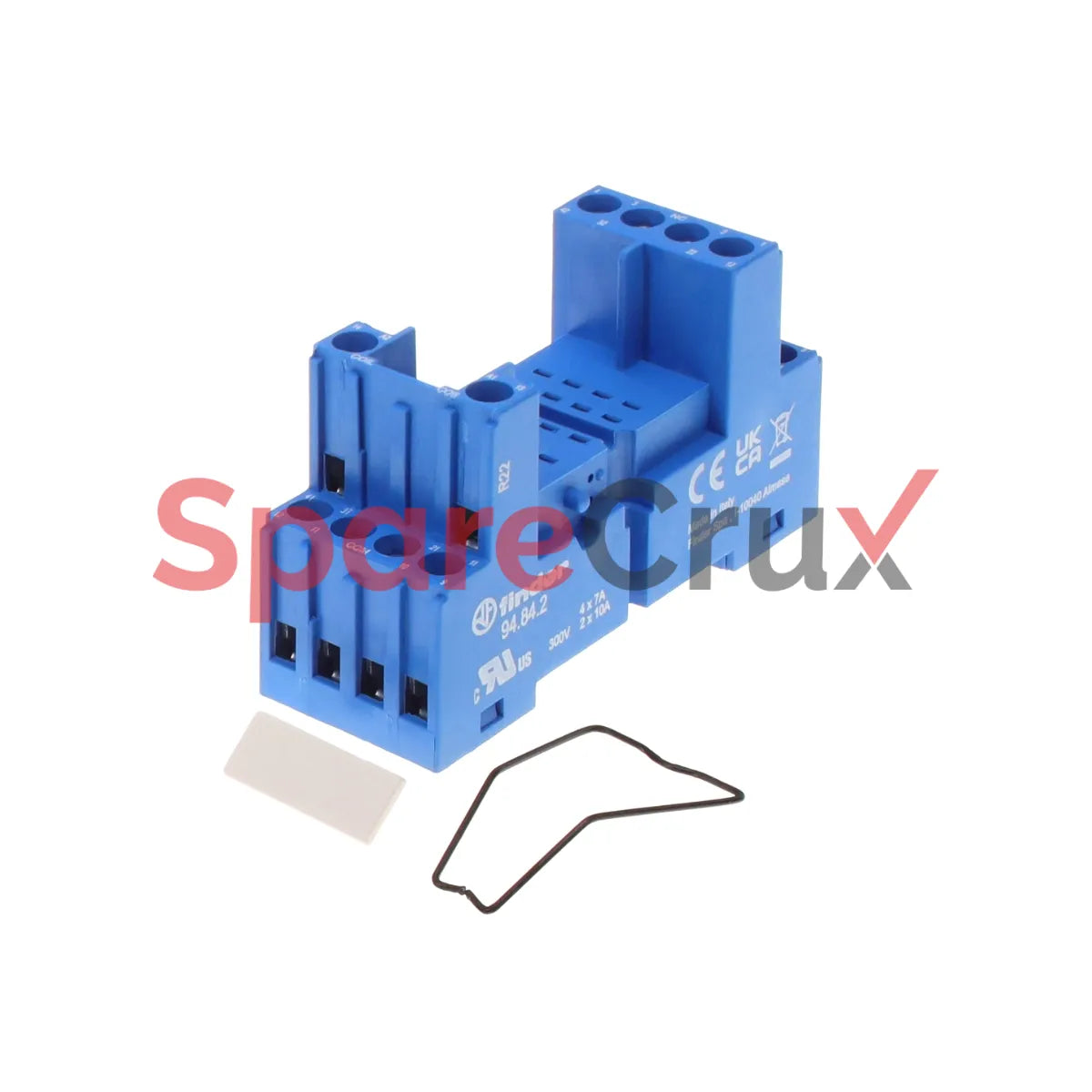 94.64 | FINDER | Relay Socket with Screw Terminals for DIN Rail Mounting