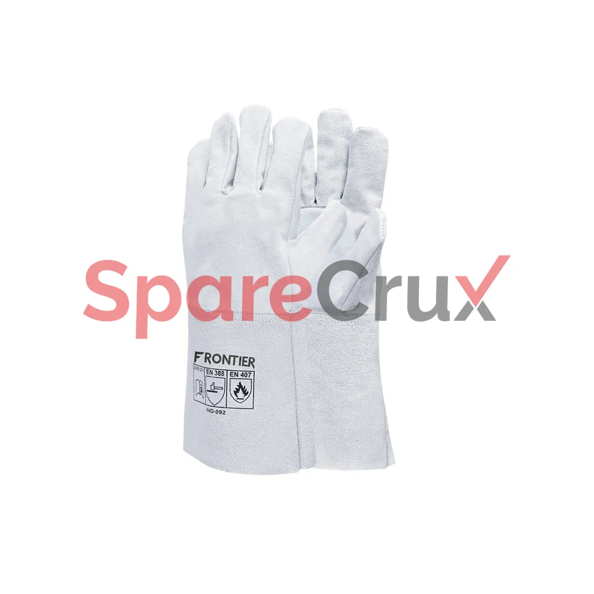 FT801(UL)(GY)(14) | KARAM | Frontier Split Leather Gloves