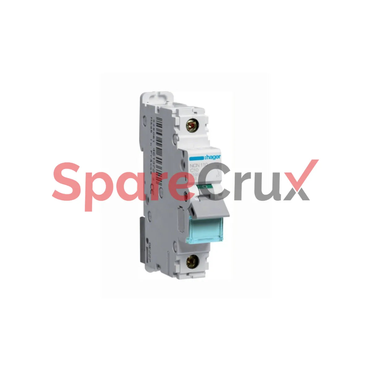NC110N | HAGER | 10A Type C Single Pole MCB 10kA Mini Circuit Breaker