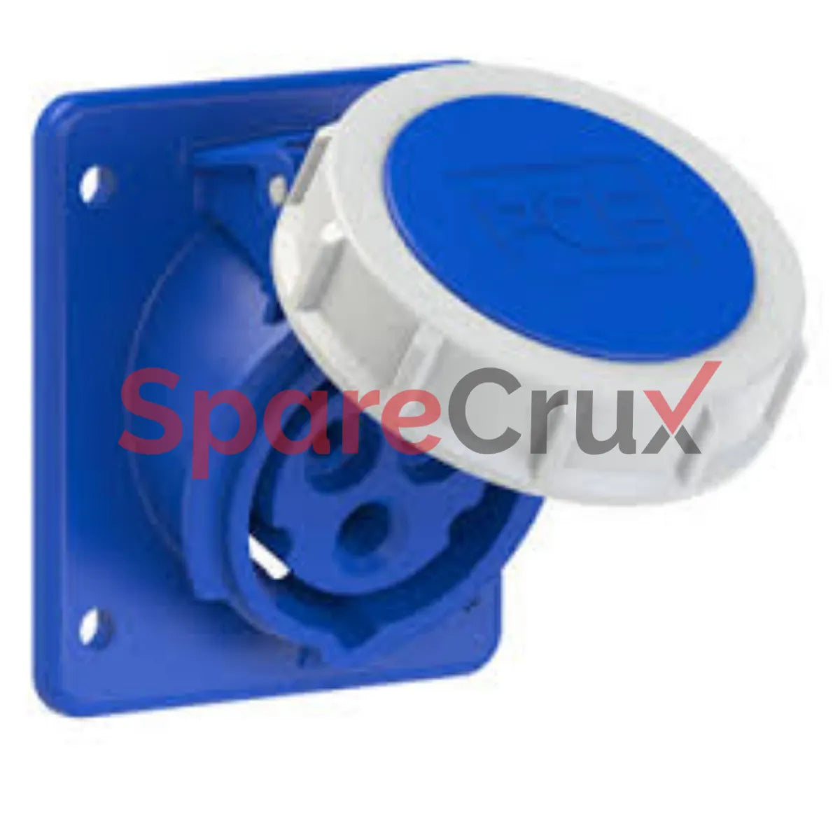 3252-6 | HENSEL ELECTRIC | 32A 5-Pole (3P+N+E) CEE Flanged Wall Socket, Straight, IP67, 6h, 400V AC