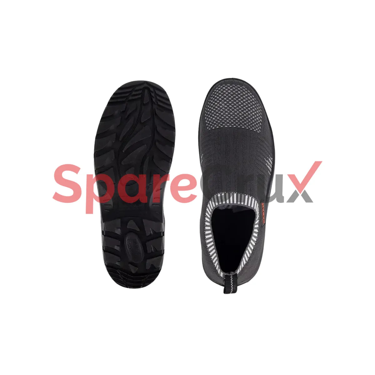 FS 201 | KARAM | Flytex Grey Sporty Slip-On Safety Shoes