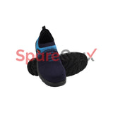 FS 203 | KARAM | Flytex Black and Blue Sporty Slip-On Safety Shoes
