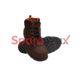 FS 65 | KARAM | Executive Sporty Lace-Up Brown Leather Safety Shoes