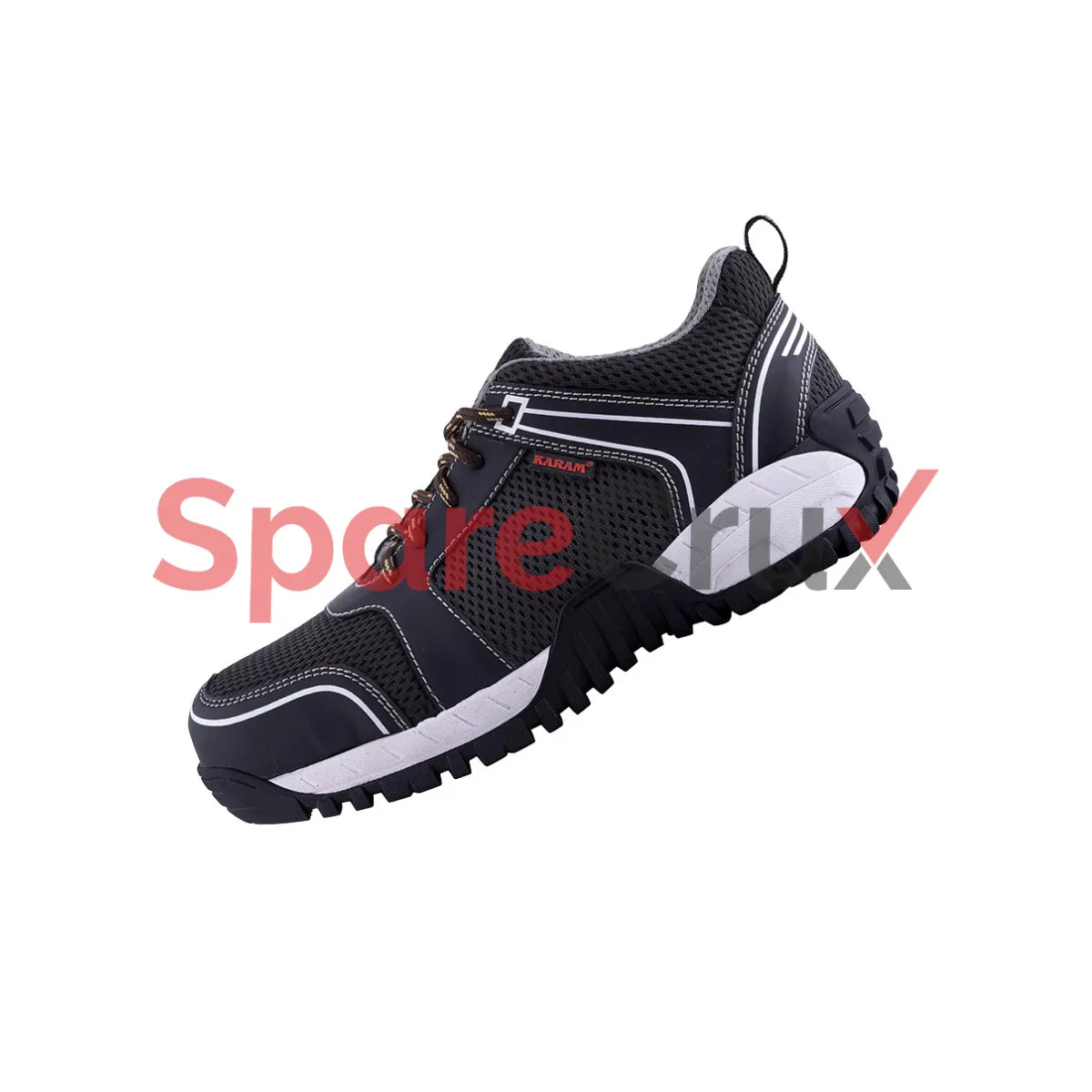 FS 251BL | KARAM | Black Microfiber Low Ankle Safety Shoes
