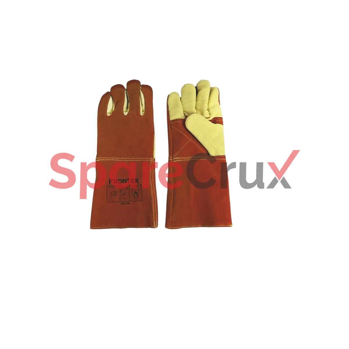 FT822(P)(MN)(14) | KARAM | Polyester Liner With Natural Latex Coating Black Safety Gloves