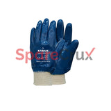 HS 201(KW)| KARAM | Cotton Jersey Liner with Nitrile Coating Knit Wrist Safety Gloves
