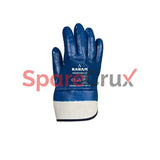 HS 201(SC) | KARAM | Cotton Jersey Liner with Nitrile Coating Safety Cuff Gloves