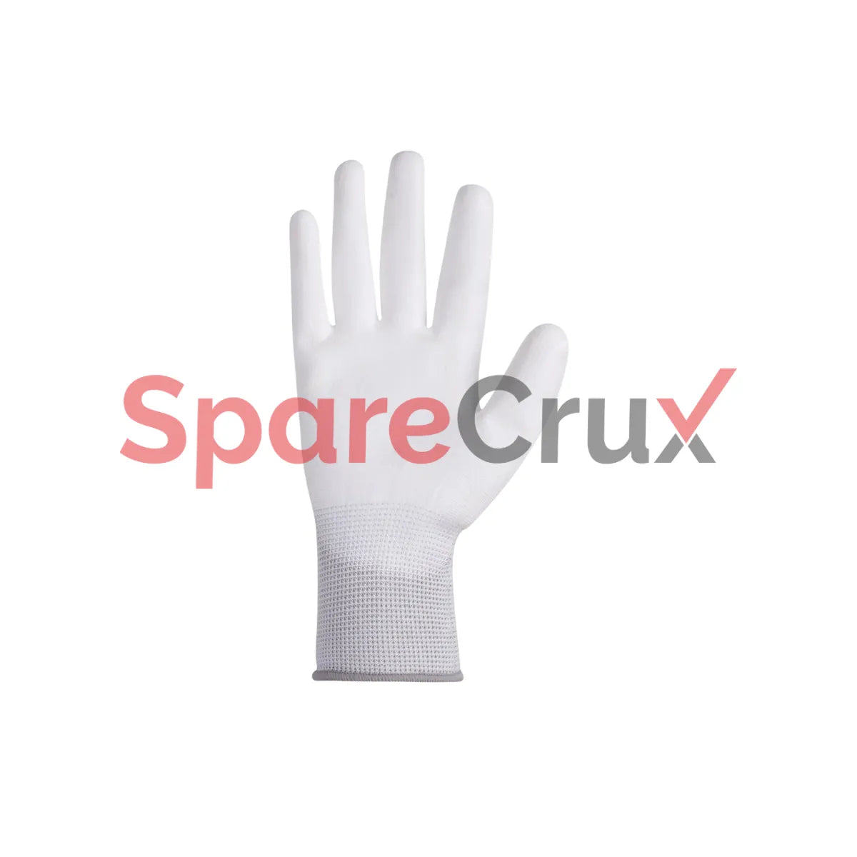 HS 21 | KARAM | White Polyester Liner with White PU Coating Glove