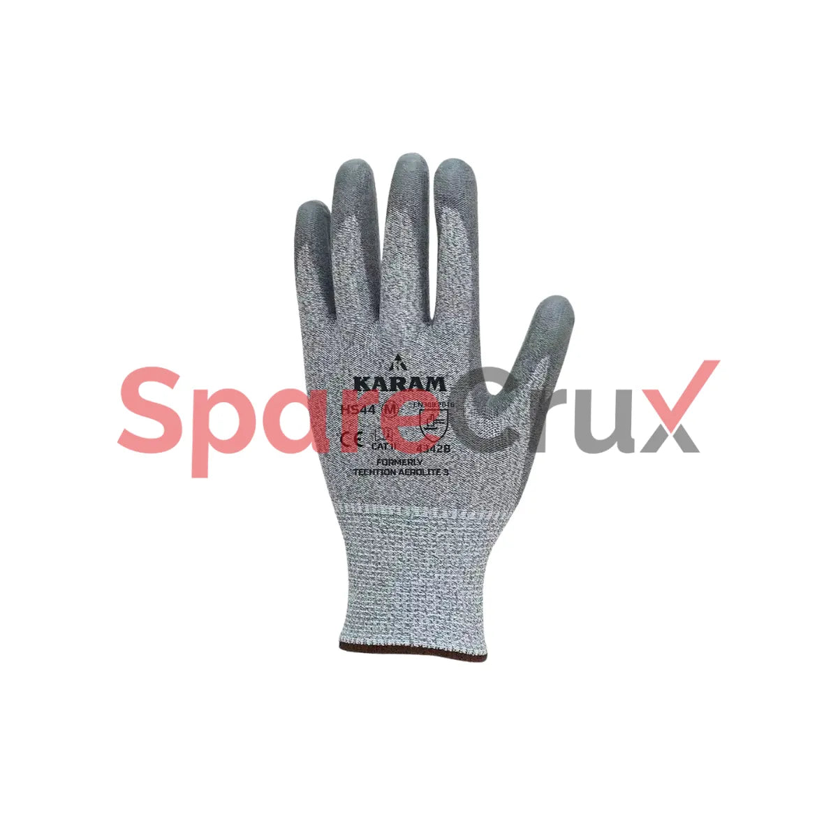 HS 44  | KARAM | HPPE/Glass Liner with Polyurethane Coating Safety Gloves