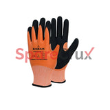 HS 65DD | KARAM | HPPE Liner With Sandy Nitrile Over Flat Nitrile Coating Safety Gloves