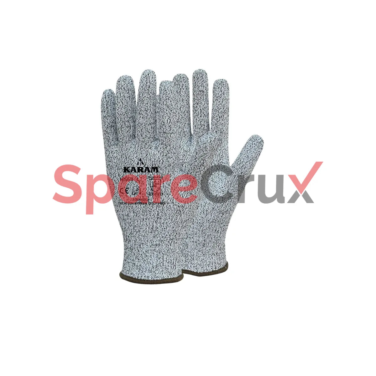 HS 69 | KARAM | HPPE / Glass Liner Grey Safety Gloves
