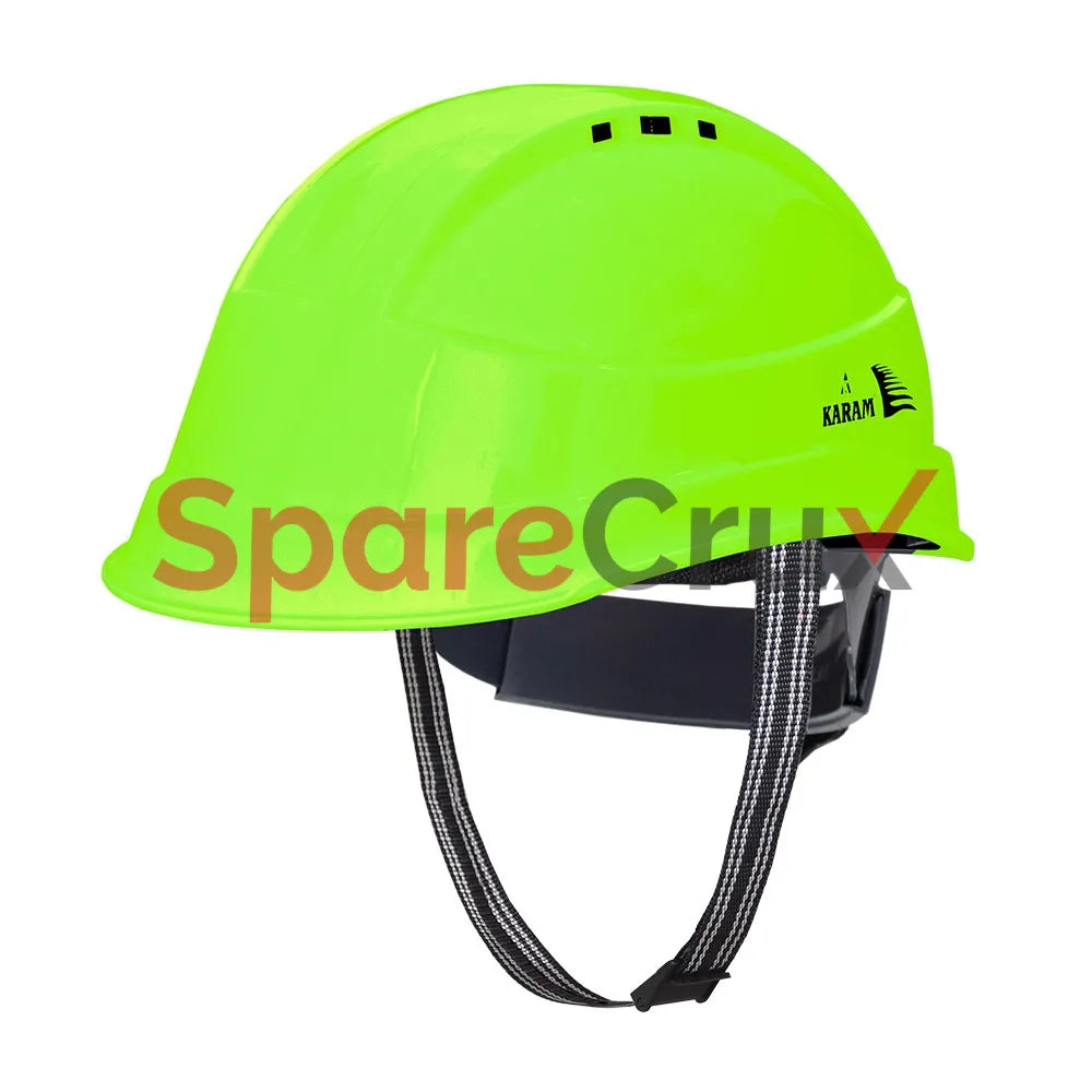 PN 546 | KARAM | Peakless Designed Safety Helmet with Ratchet Type Adjustment and Ventilators