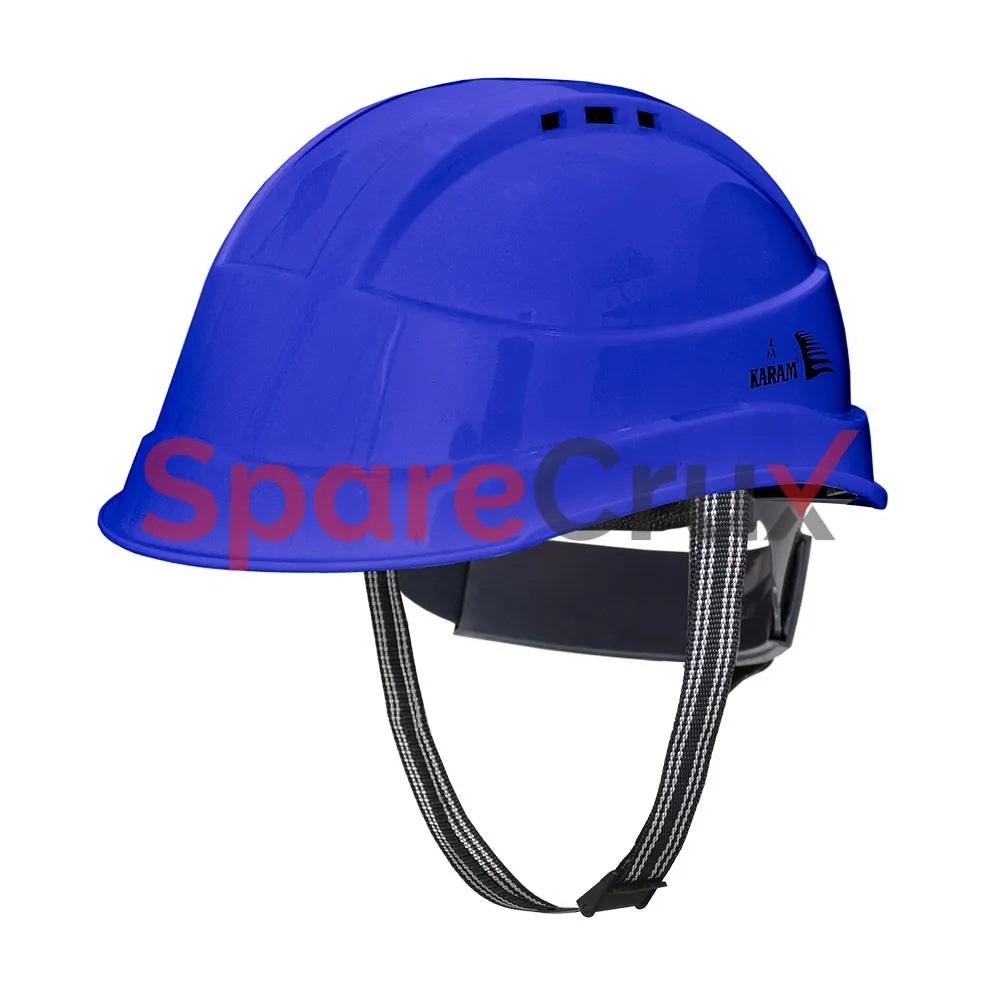 PN 546 | KARAM | Peakless Designed Safety Helmet with Ratchet Type Adjustment and Ventilators