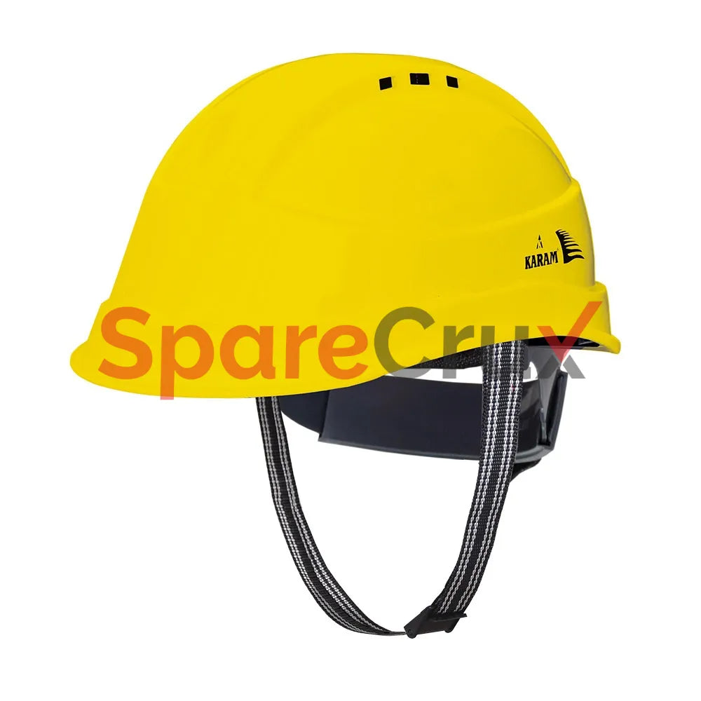 PN 546 | KARAM | Peakless Designed Safety Helmet with Ratchet Type Adjustment and Ventilators