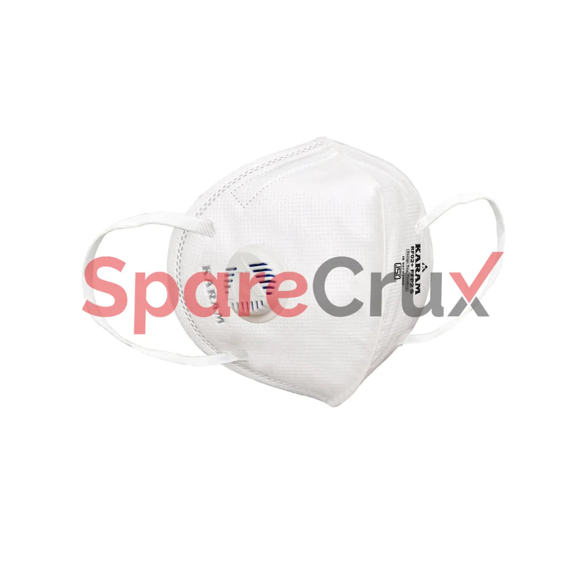 RF 02+ | KARAM | FFP1 S Disposable Face Respirator with Ear Loops and Exhalation Valve