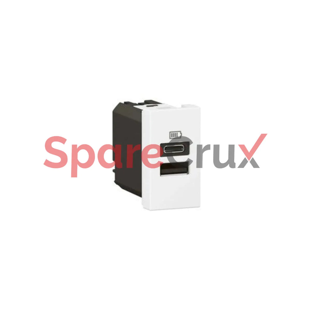 571688 | LEGRAND | 1Module USB Two Ports A+C 3A 15W White